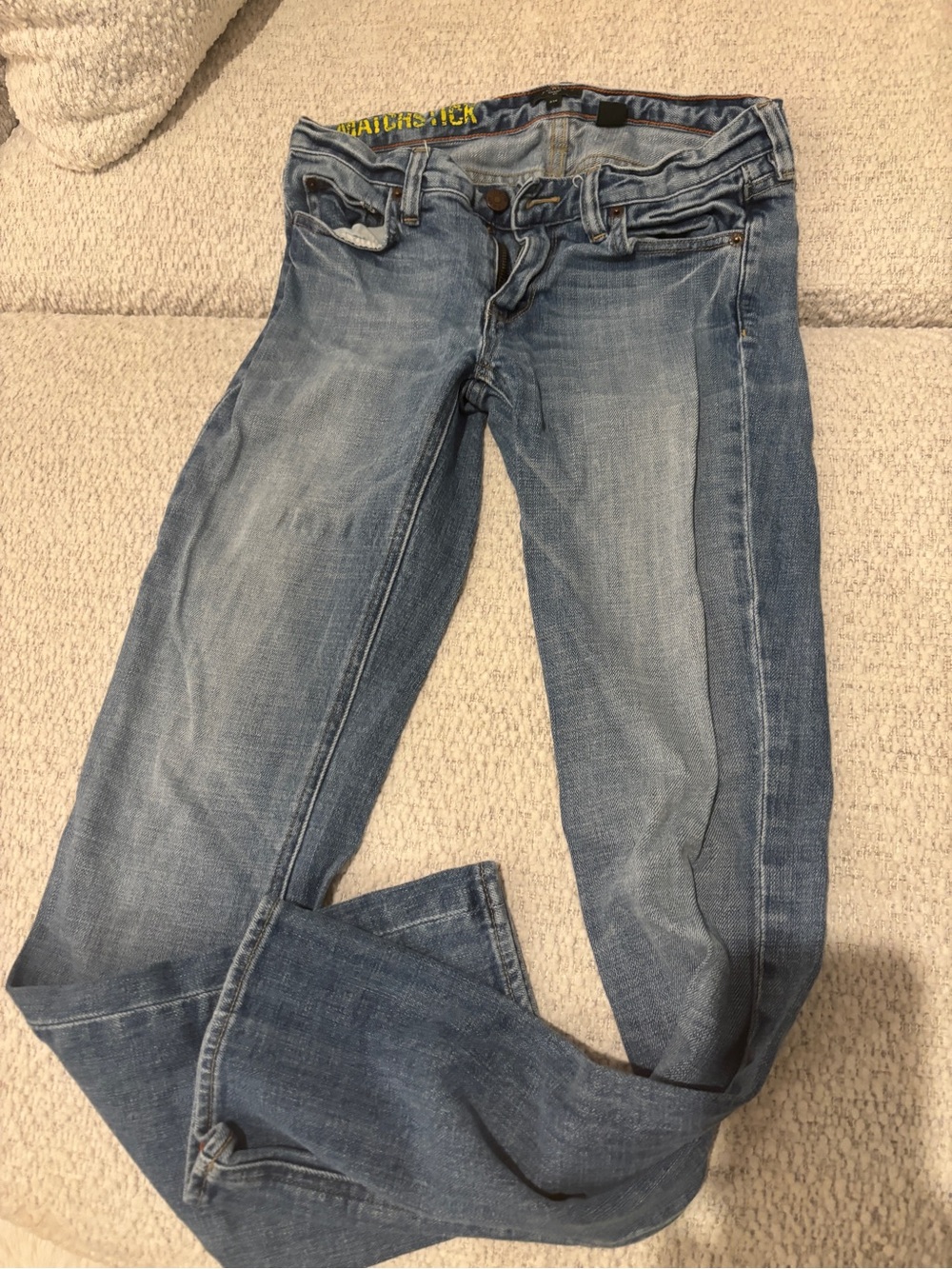 J. Crew Women's Straight Leg Jeans in Light Blue Wash